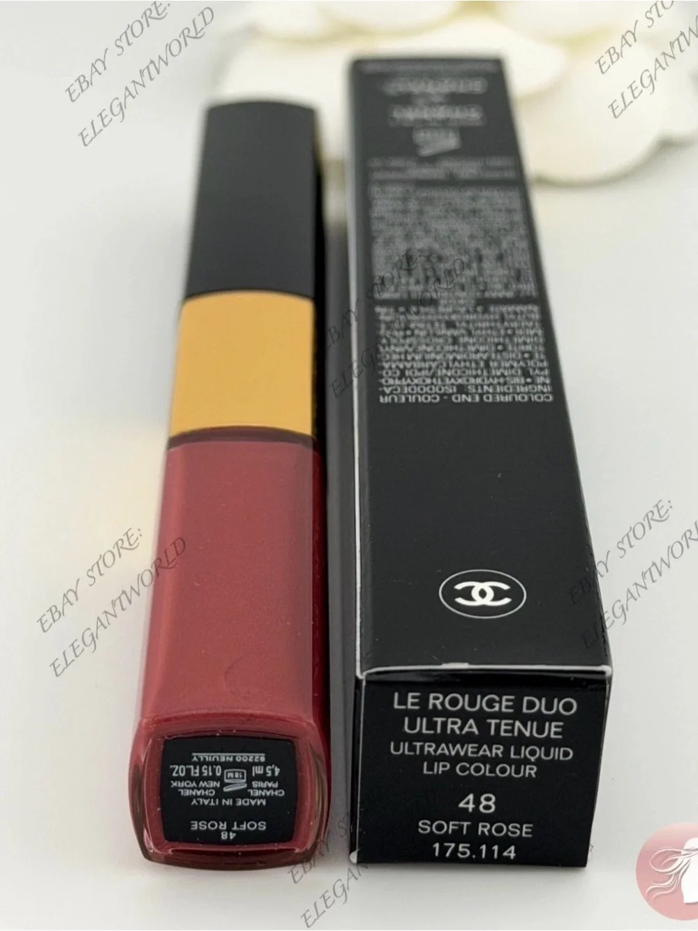 CHANEL Le Rouge Duo in Soft Rose NIB